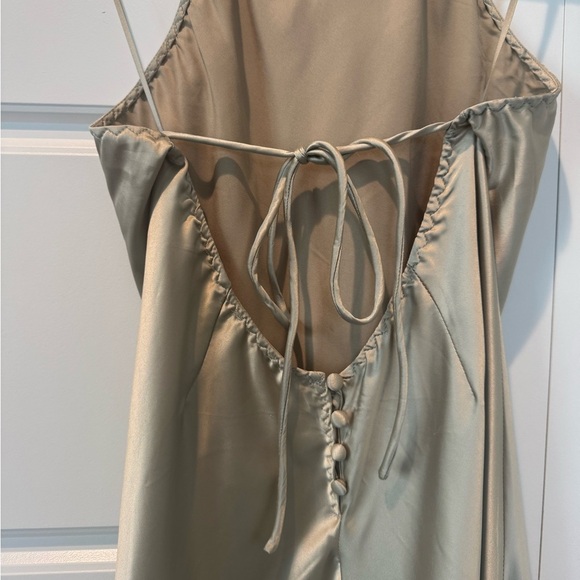 NWT Intimately Free People Friday Fever Mini Slip Satin Champagne Size XSmall - Picture 5 of 10